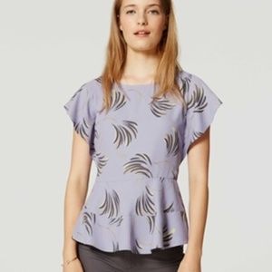 LOFT Willow Peplum Blouse